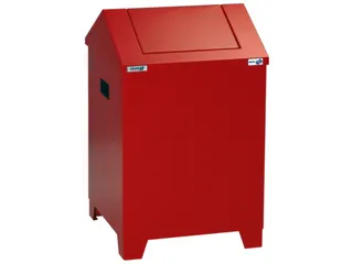 Poetskatoenbak,niet-brandbaar,1x45-73l,HxBxD 680x400x400mm - 2