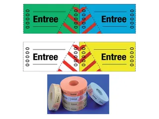 Entreebewijs Combicraft nummering 1-1000 blauw 1000 stuks - 2