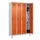 locker,HxBxD 1950x1200x500mm,4vak,vak B 300mm,draaigrendel,voeten