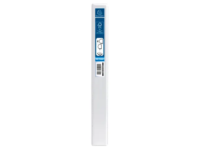 Ringmap A4 Maxi Kreacover Pp Personaliseerbaar 4 D-ringen 16mm Wit