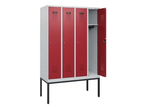 schoollocker,HxBxD 1950x1200x500mm,4vak,vak B 300mm,cil.-slot