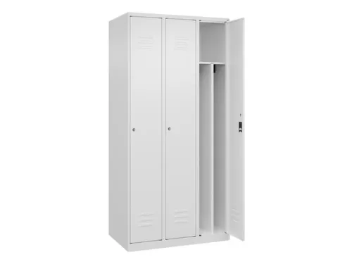 locker voor scheiding van kleding,HxBxD 1850x900x500mm,3vak