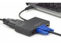 USB Type-C 4-in-1 multipoort video-omzetter
