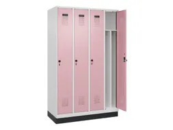 locker voor scheiding van kleding,HxBxD 1950x1200x500mm,4vak