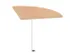 angle de liaison,90 °,HxlxP 720-840x800x800mm,rond,NE-érable