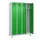 locker voor scheiding van kleding,HxBxD 1950x1200x500mm,4vak