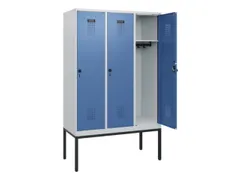schoollocker,HxBxD 1950x1200x500mm,3vak,vak B 400mm,draaigrendel
