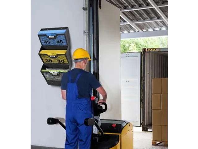 First wandfolderhouder zwart A4