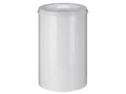 Afvalbak Vlamdovend 110 Liter Grijs/Wit