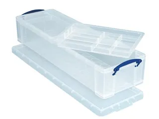Opbergdoos 22 Liter 2 Divider Transparant - 1