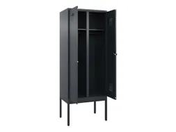 locker voor scheiding van kleding,HxBxD 2120x800x500mm,2vak