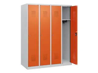 schoollocker,HxBxD 1530x1200x500mm,4vak,vak B 300mm,cil.-slot - 1