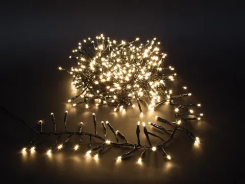 Twistlight LED - 6m - 510 Warm Witte Lampen - Zwart Draad - 31V