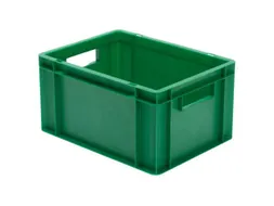 Euronorm-Stapelbak 19l 210x 400x 300mm Wanden/Bodem Gesloten Groen