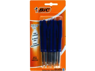Balpen Bic M10 medium blauw blister à 10 stuks - 3