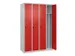 armoire vestiaire noir et blanc,HxlxP 1850x1200x500mm,4compart.