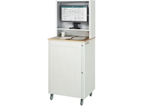 pc-kast,HxBxD 1810x720x660mm,monitorvak,toetsenbord-/muisblad