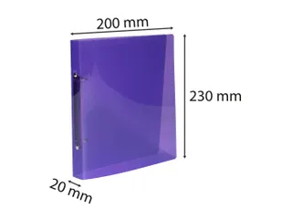 Ringmap PP CRYSTAL 1 70x220 2R 15mm ass - 10