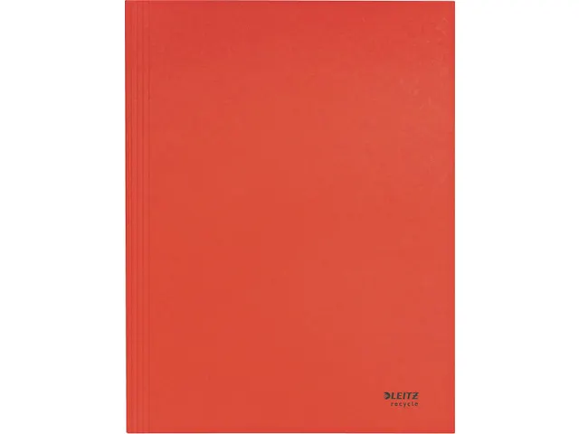 Recycle klepmap uit karton A4 rood