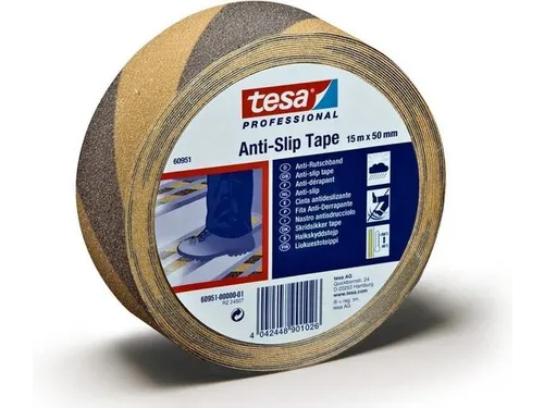 Antisliptape tesa Professional 60951 50mmx15m zwart/geel