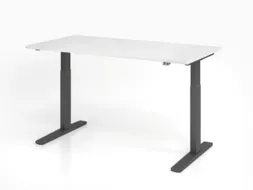 Elektrisch in hgte vst. zit-sta-bureau,HxBxD 700-1200x1600x800mm