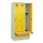 locker met bank,HxBxD 1950x900x815mm,3vak,vak B 300mm,draaigrendel
