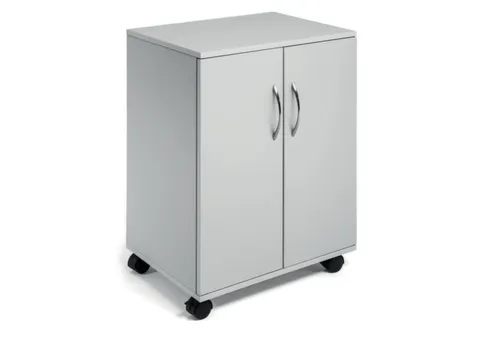 bijzetkast,HxBxD 748x528x400mm,grijs,2niveaus,1 OH