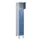lockerkast,HxBxD 1950x300x500mm,1x5vakken,vak B 300mm,cil.-slot,voeten