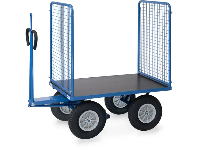 Char à bras avec ridelles + œillet de traction 6444PZ