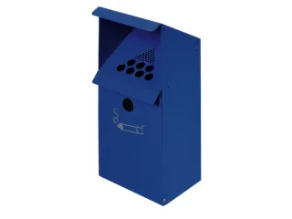 Wandasbak 3.7 Liter 410x180x150mm Overkapping Blauw Verzinkt - 1