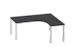 bureau à retour à hauteur réglable,HxlxP 720-840x1800x1600mm,CC-noi