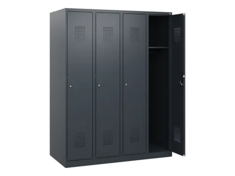 schoollocker,HxBxD 1530x1200x500mm,4vak,vak B 300mm,cil.-slot