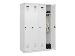 locker,HxBxD 1850x1200x500mm,4vak,vak B 300mm,draaigrendel