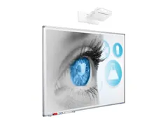 Beschrijfbaar Projectiebord 150x150cm Mat wit 1:1