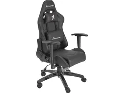 Xrocker Agility Gaming stoel zwart 2023027 tiener PU leer 100kg