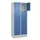 lockerkast,HxBxD 1950x800x500mm,2x4vakken,vak B 400mm,cil.-slot,sokkel