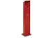 Combi-asbakstaander vierkant staalplaat 2/5 liter 1150x180x150mm Rood