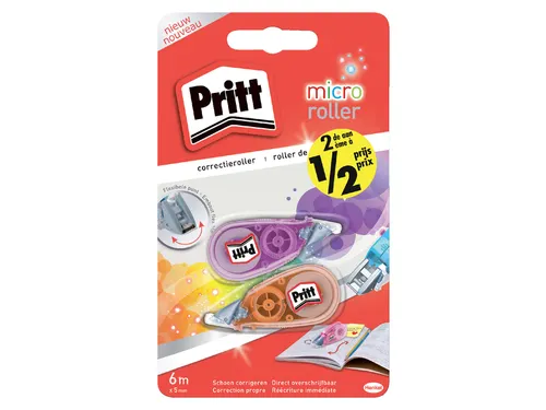 Correctieroller Pritt Micro Flex 5mmx6m Blister 2e halve prijs