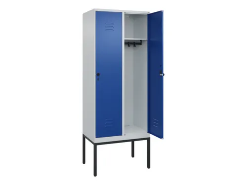 locker,HxBxD 2120x800x500mm,2vak,vak B 400mm,draaigrendel
