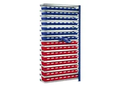 zichtbakkenstelling,aanbouwveld,HxBxD 2000x1003x400mm,120bakken