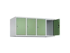 opzetkast,v. locker,4vak.,vak B 300mm,HxBxD 500x1200x500mm