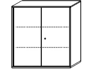 Kantoorkast 1150x1000x430mm Decor Romp Beuken Decor Front Esdoorn - 2