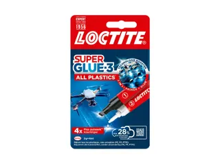Secondenlijm Loctite All Plastic 2 gram + 4 ml - 1