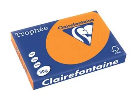 Trophée Pastel A3 80 gram 500 vel fluor oranje