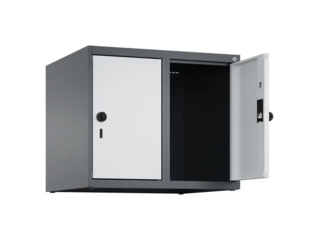 opzetkast,v. locker,2vak.,vak B 300mm,HxBxD 500x600x500mm,vleugeldeur