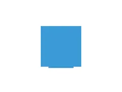 Whiteboard Rocada Skincolour 100x100cm blauw gelakt