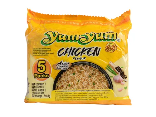 Noodles Yum Yum kip bami 5-pack 5x60gr