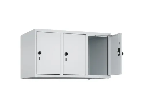 opzetkast,v. locker,3vak.,vak B 300mm,HxBxD 500x900x500mm,draaigrendel