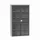 universele kast,HxBxD 2000x1300x550mm,4xStalen bodem,draaigrendelslot