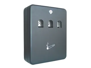 Wandasbak staal 24x30x9cm 3L met 2 sleutels - 1